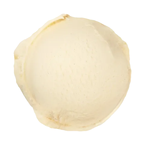 Eiskugel Banane Creme