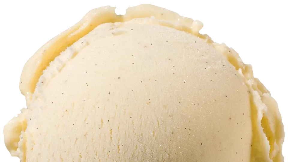 Eiskugel Vanille Bourbon